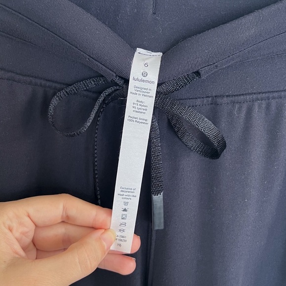 Lululemon • Ready To Rulu Pant *29" jogger black knit drawstring waist pull on - Picture 4 of 10
